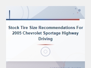 Optimizing Tire Size for Highway Performance