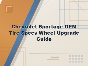 Upgrading Wheels for Your Chevrolet Sportage